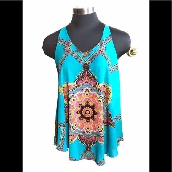 Tyche Medallion Print Top - Picture 1 of 7